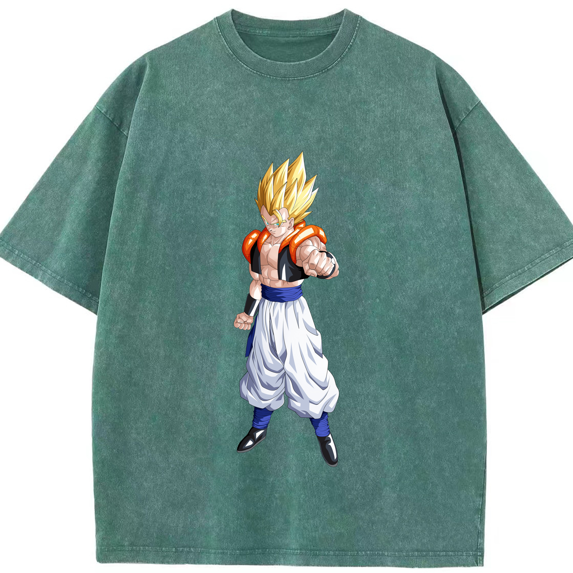 （画像用） ドラゴンボール ベジータ四世（Bejīta Yonsei）DRAGON BALL Vegeta IV 綿100% ヴィンテージ風 半袖Tシャツ（フロントプリント）